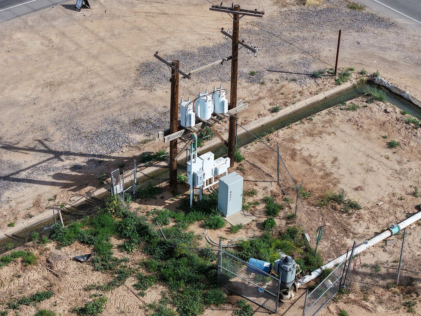 A pump in the field